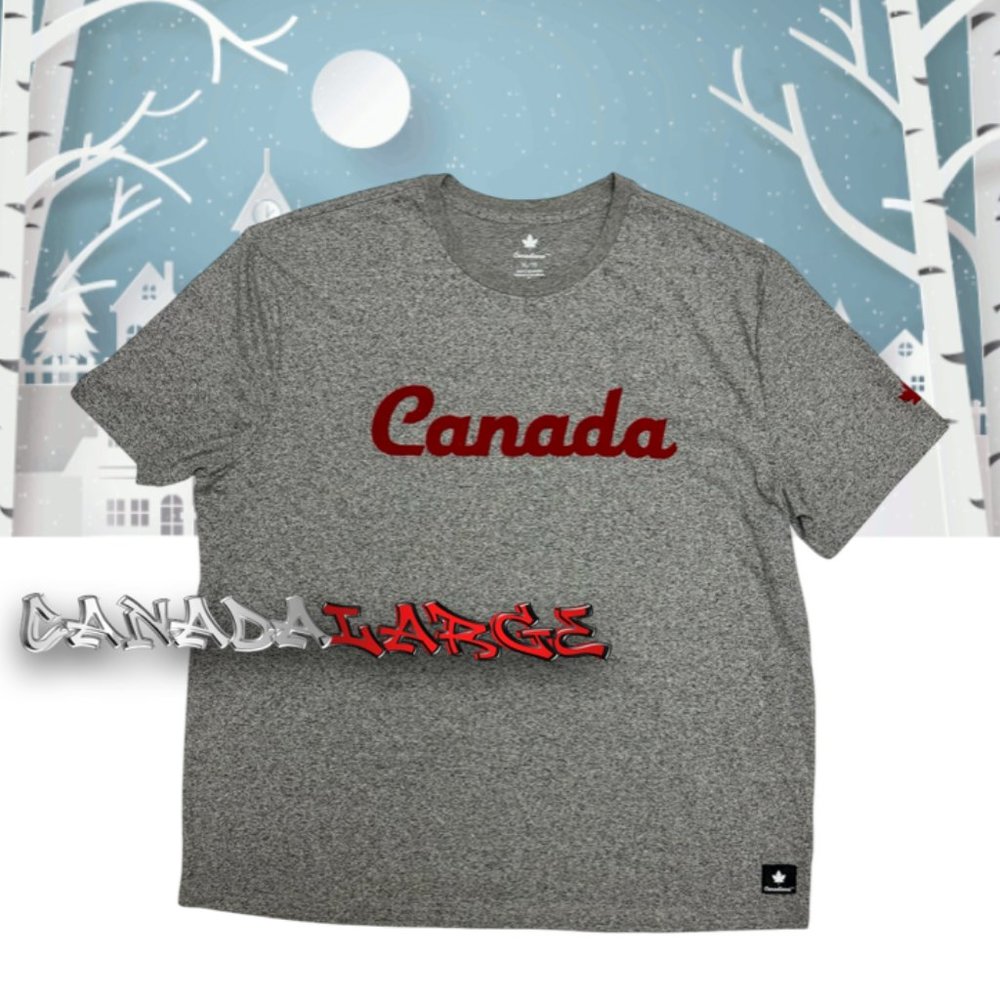 3D Canada T-Shirt Protruding Letters Size L NWT - Picture 1 of 9